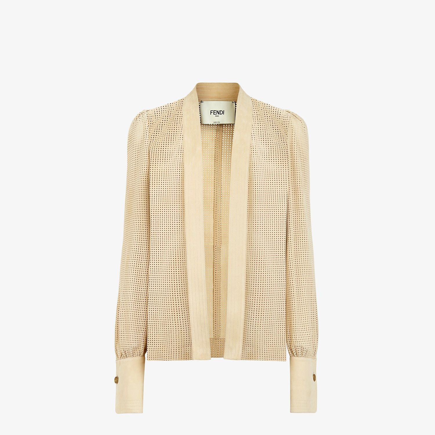 Beige suede jacket - 1