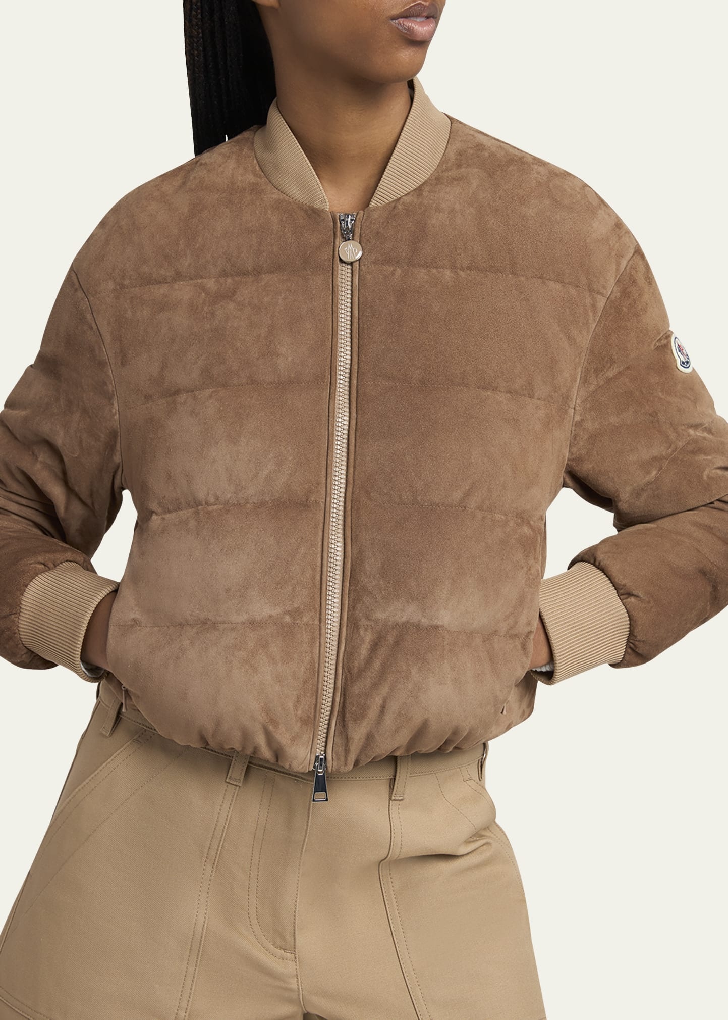 Pollet Suede Bomber Jacket - 5