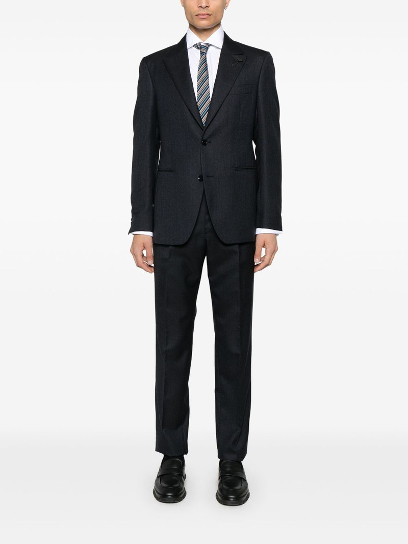 LARDINI virgin wool suit outlook