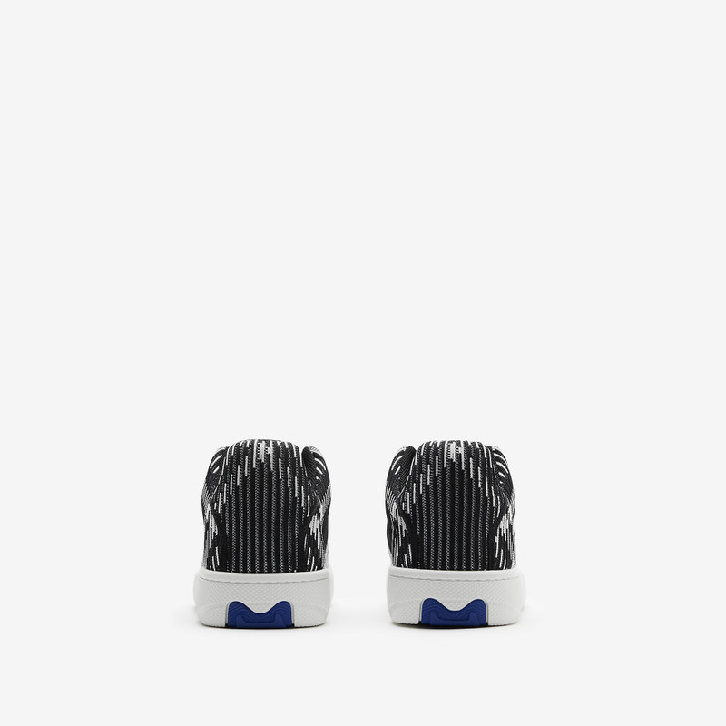 Check Knit Box Sneakers 4