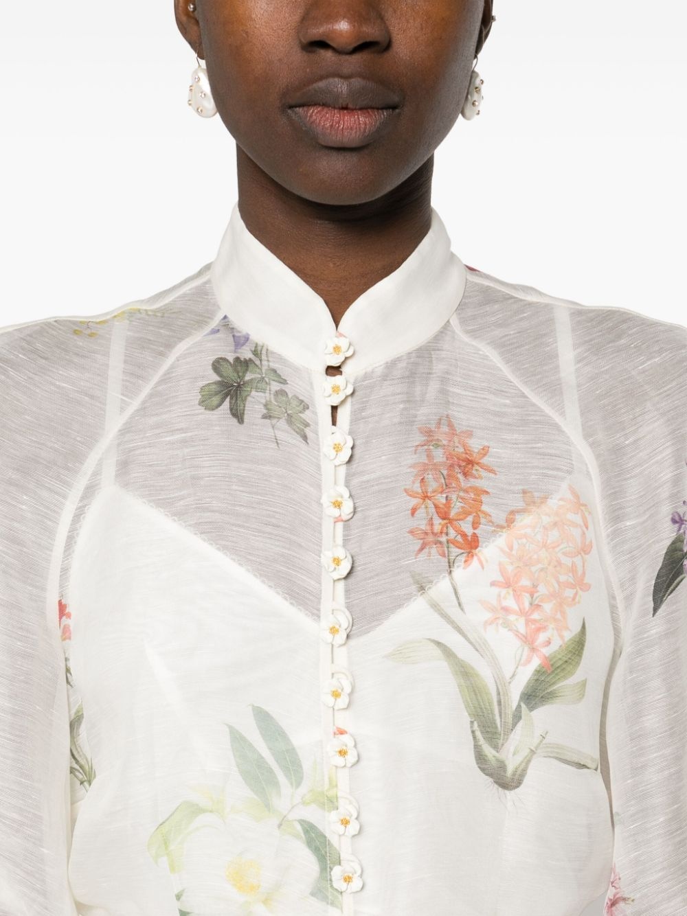 Natura sheer blouse - 5