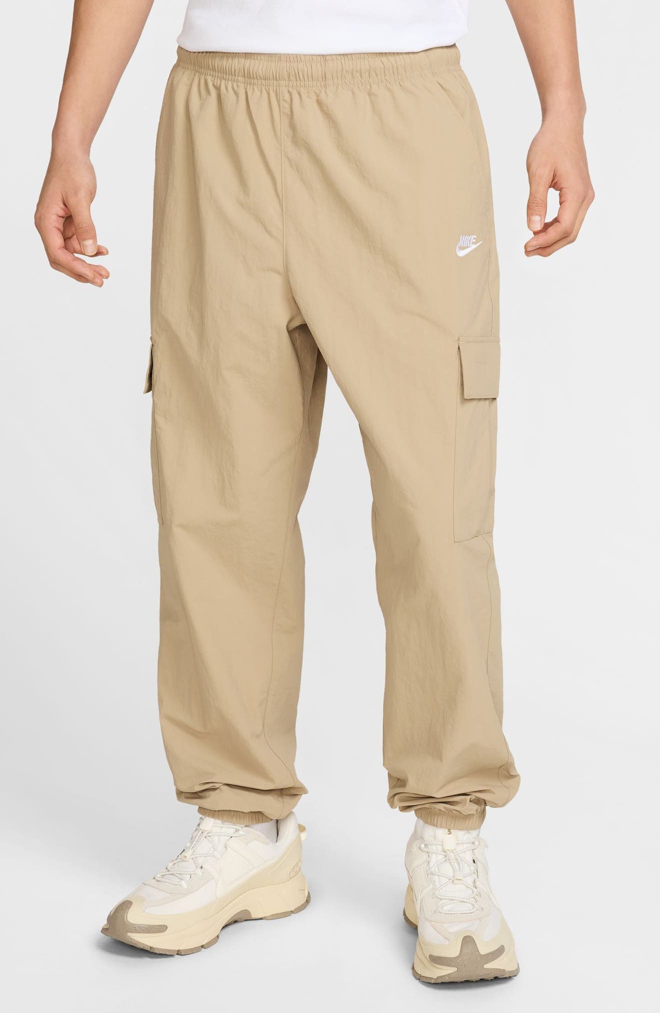 Nike Club Woven Cargo Pants in Parachute Beige at Nordstrom - 1