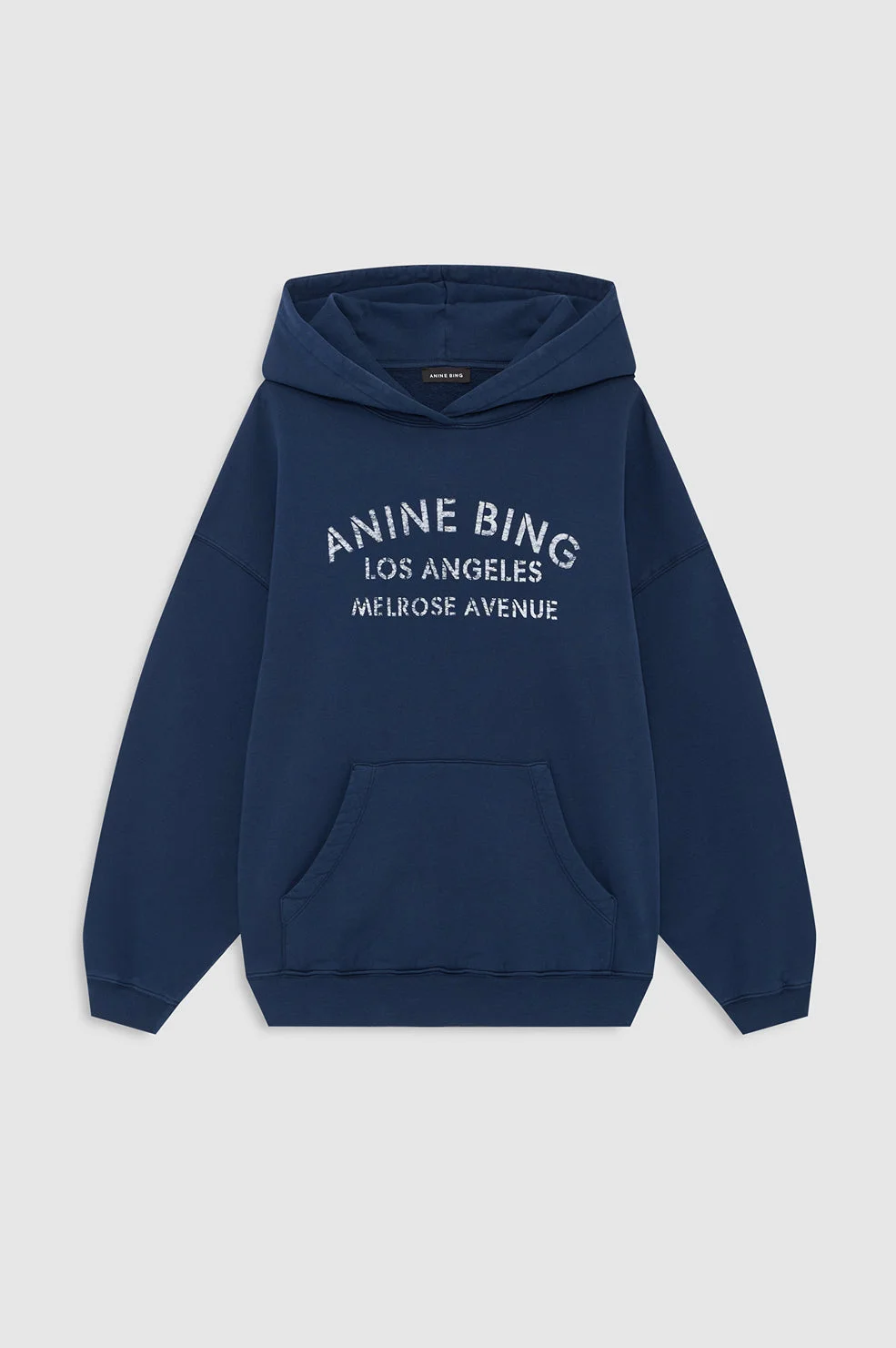Harvey Sweatshirt Melrose Stencil - Navy - 1