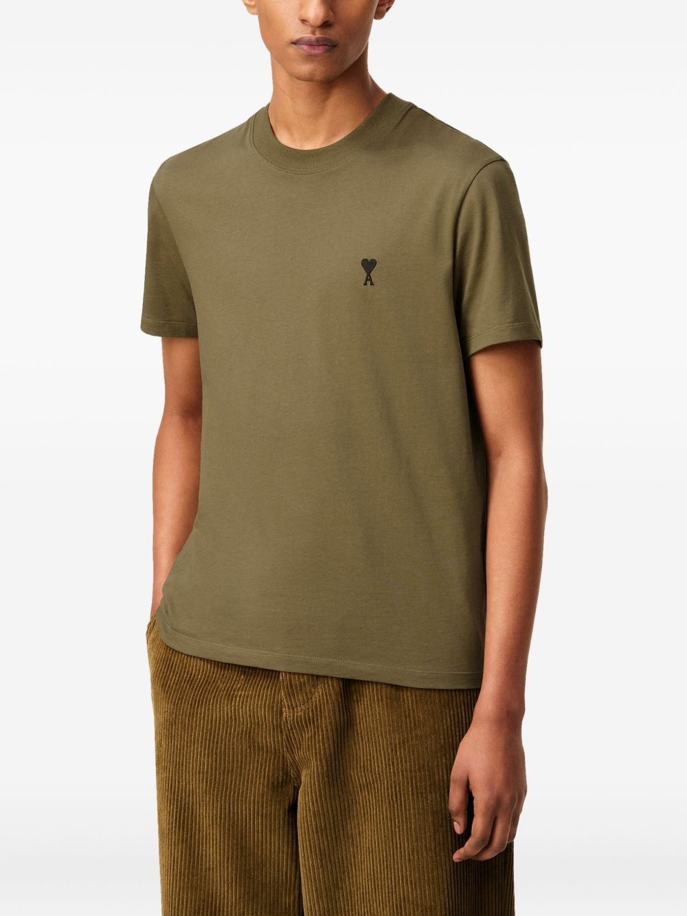 Ami de Coeur-embroidered T-shirt - 5