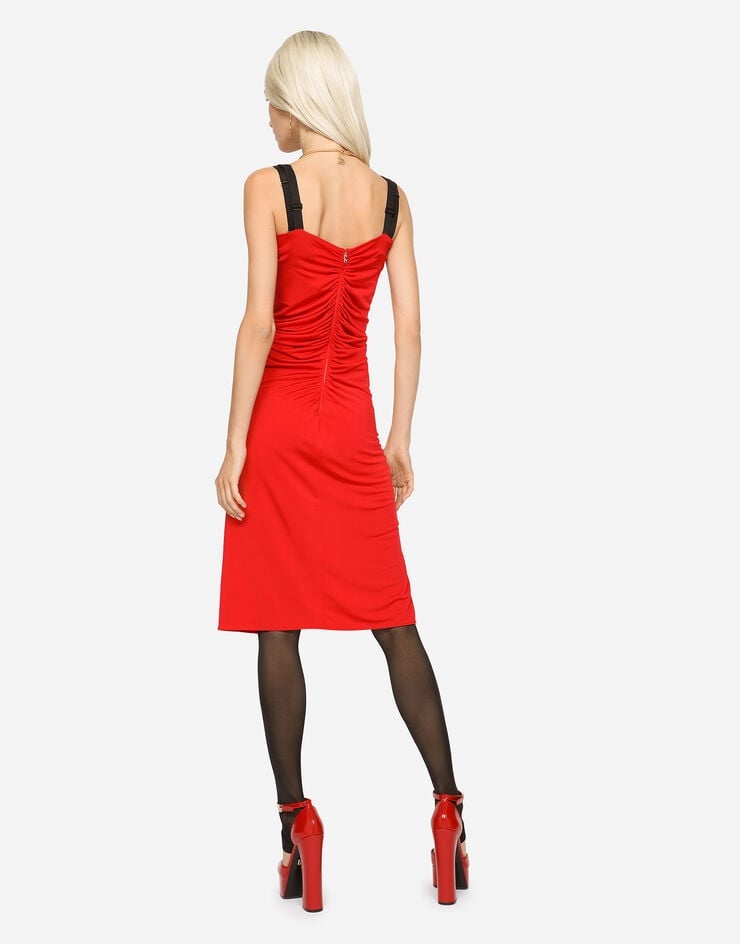 Midi organzine dress with heart - 5