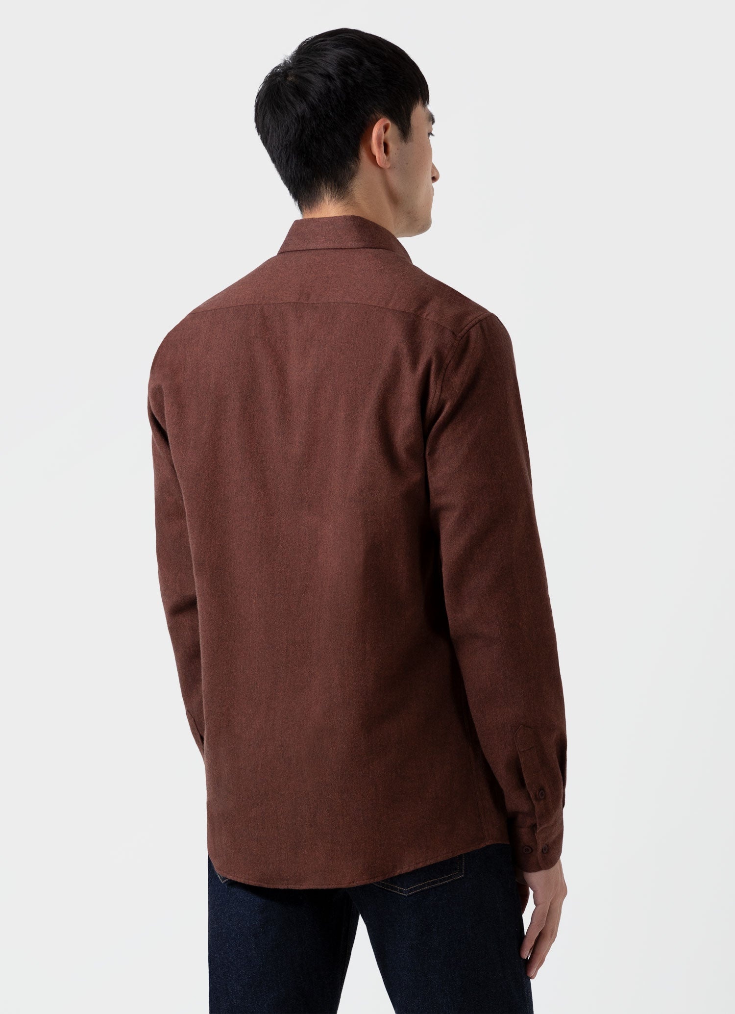 Brushed Cotton Flannel Shirt - 4
