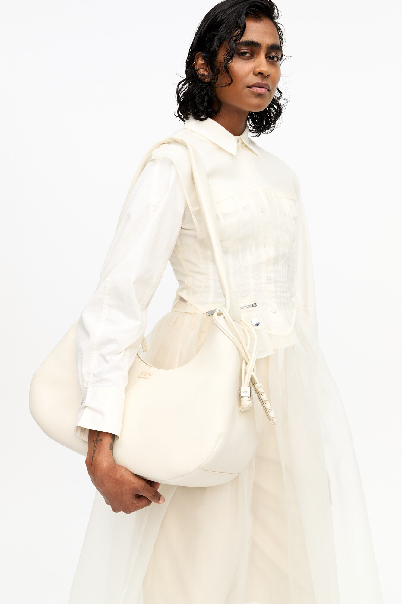 OFF-WHITE MEDIUM HOBO BAG - 8