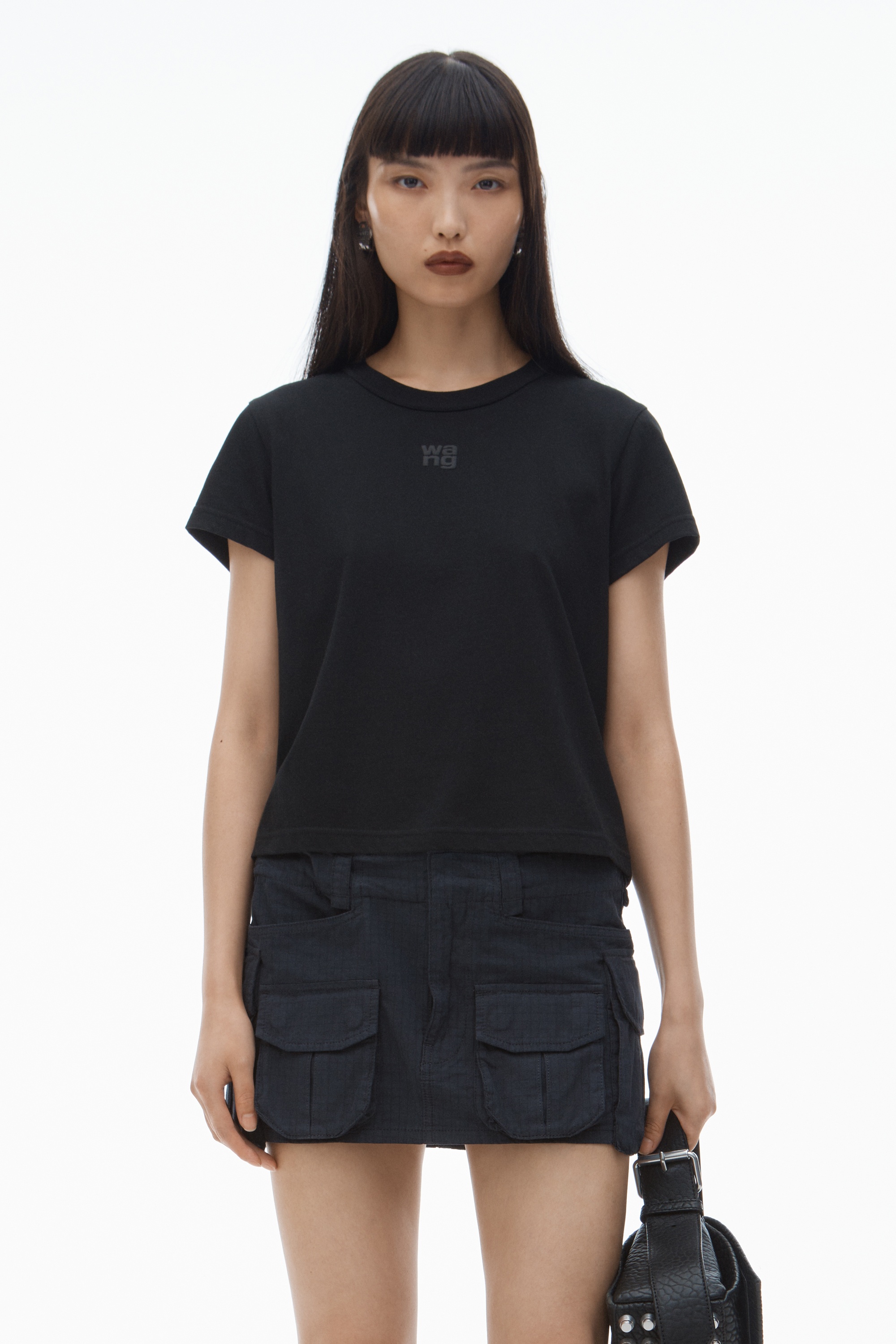 Logo Shrunken Tee in Cotton Jersey - 2