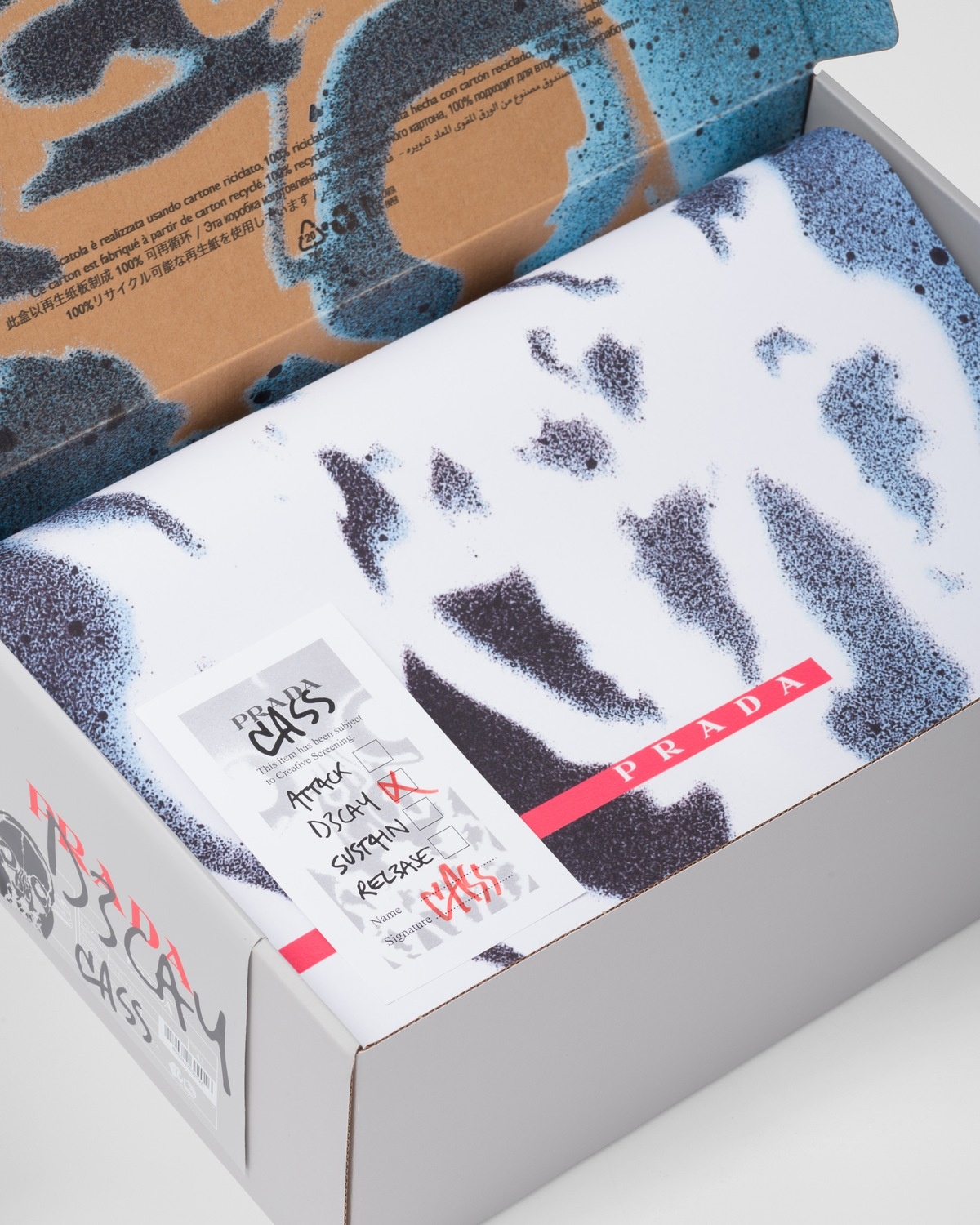 Cass x Prada America's Cup "D3cay" sneakers - 10