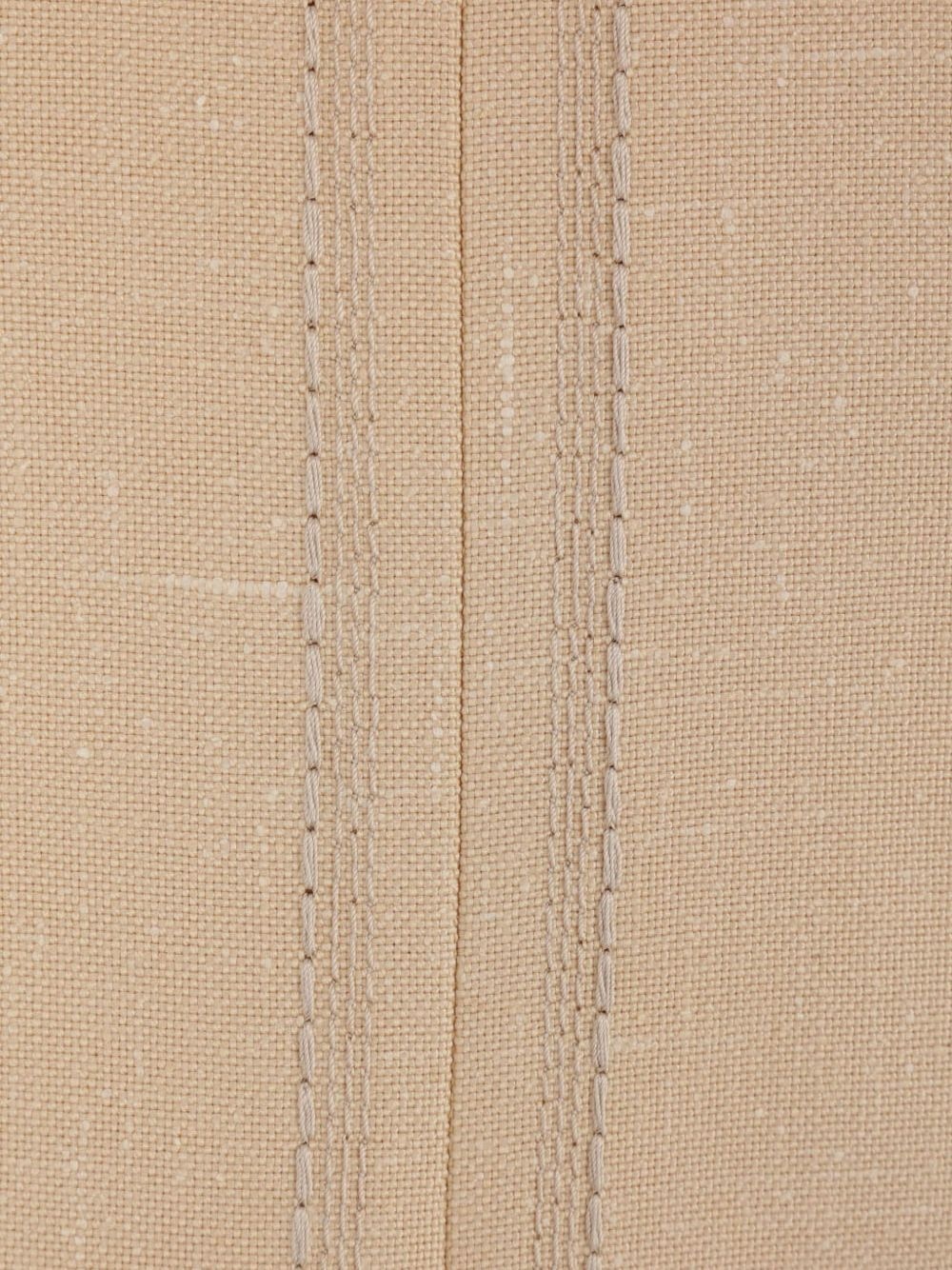 tasselled embroidered mini dress - 6