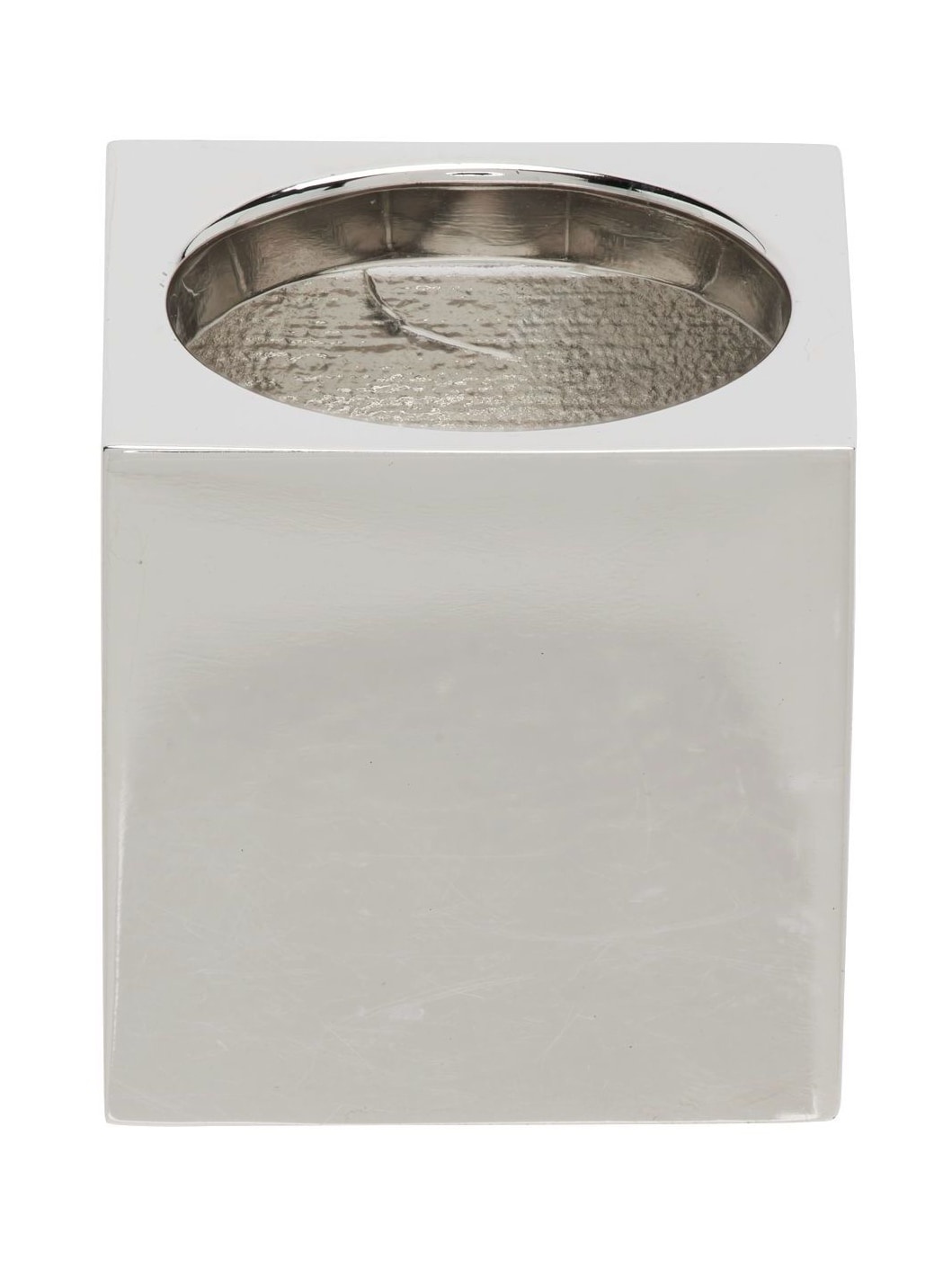 Silver & Black Square Logo Dice Ring - 3
