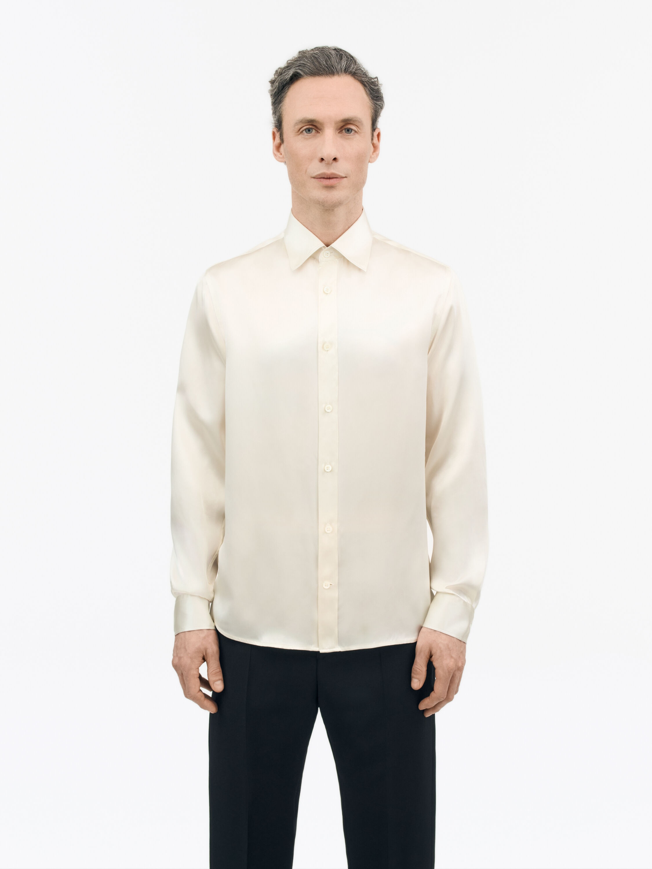 Lowan Regular-Fit Silk Shirt - 3