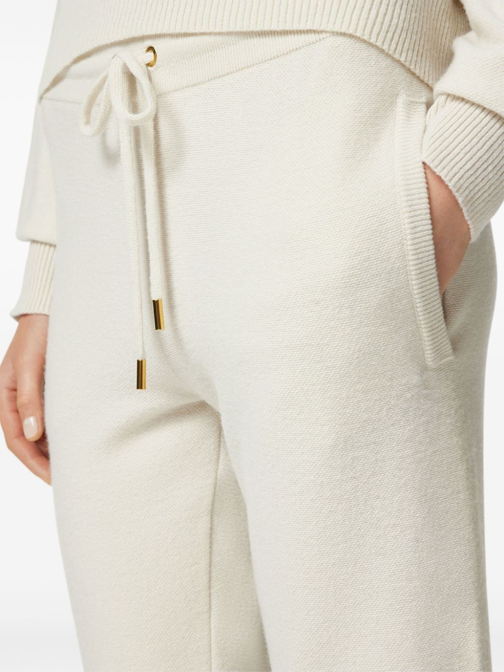 cotton track pants - 5
