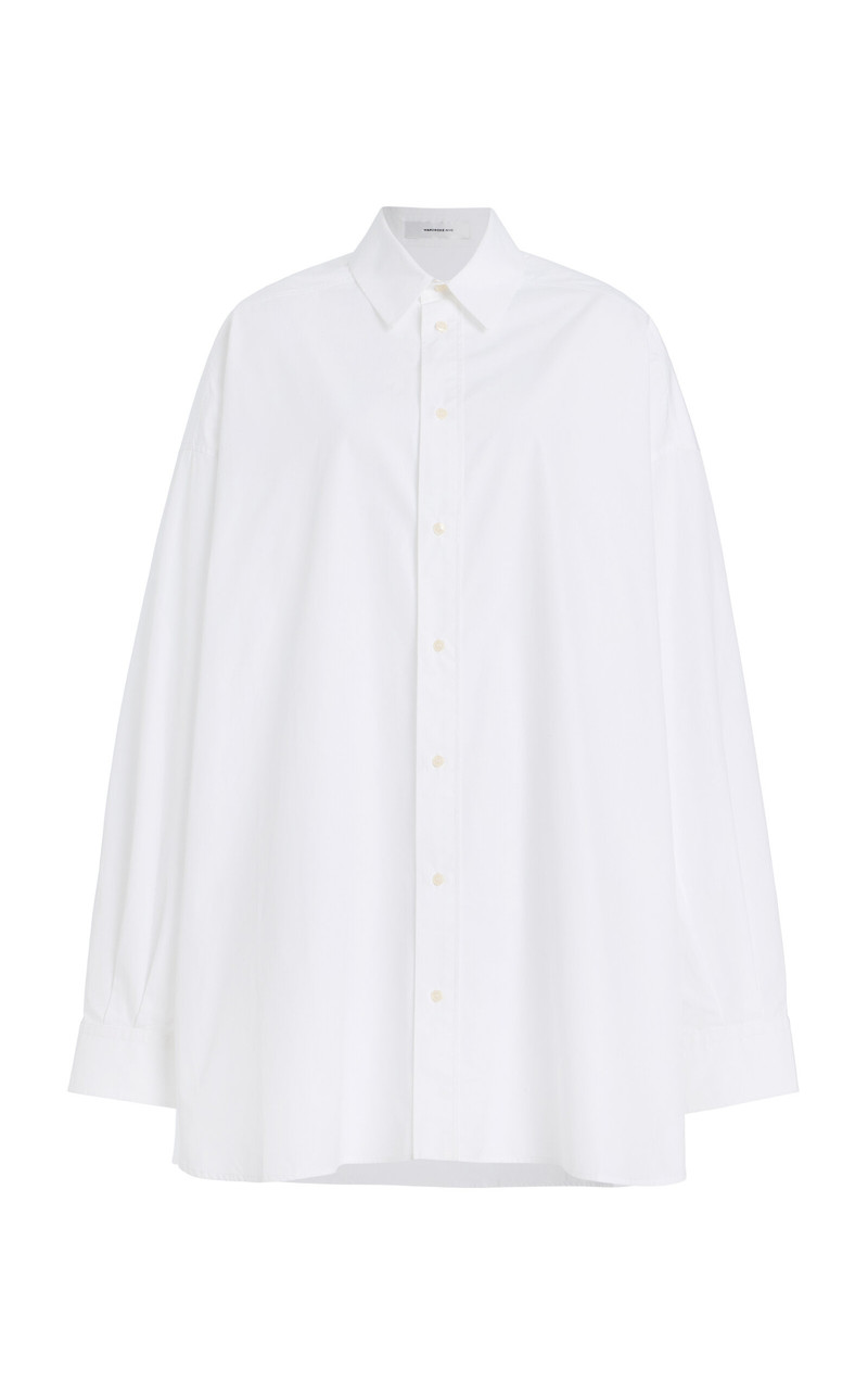 Oversize Shirt Dress Mini white 1