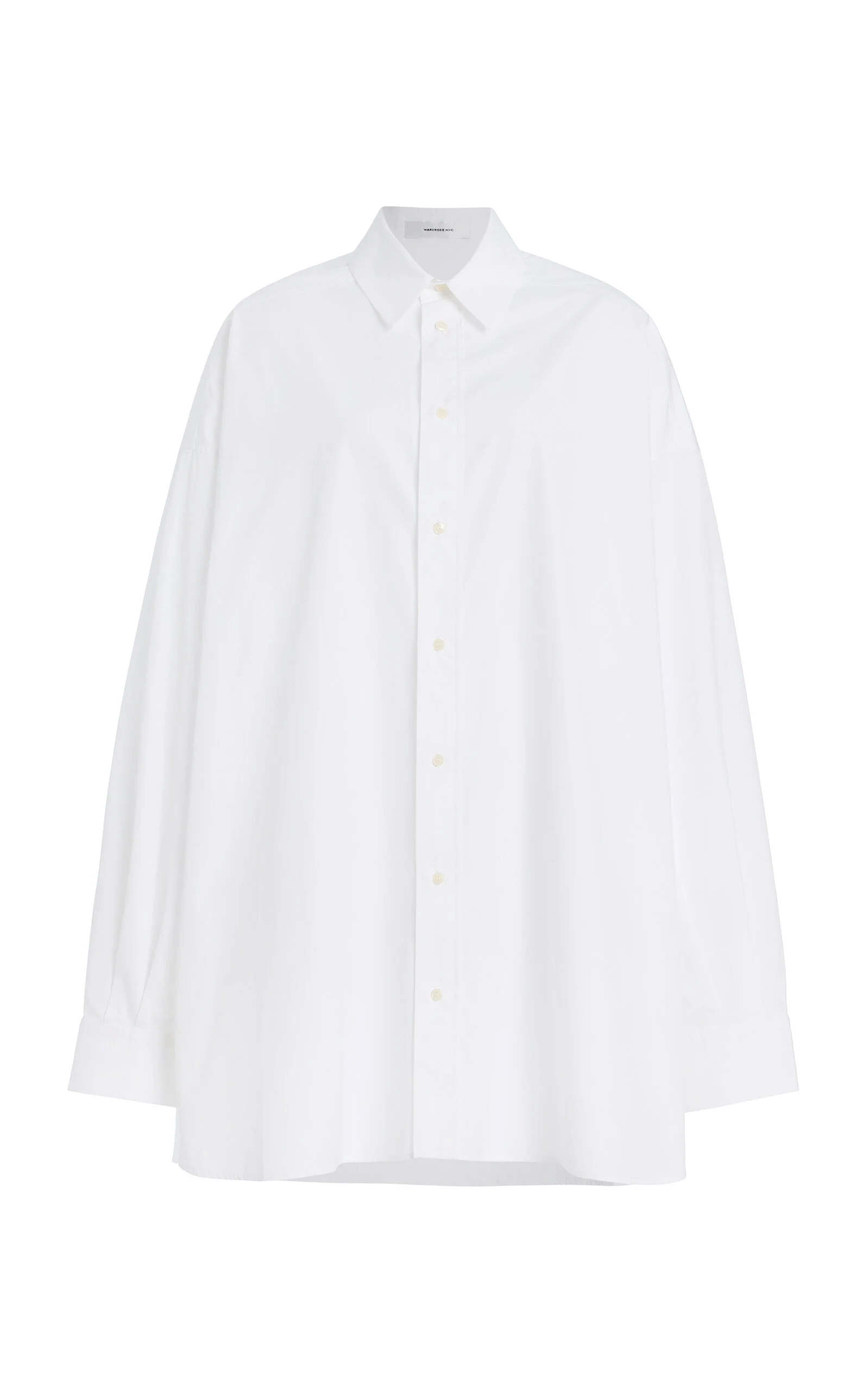 Oversize Shirt Dress Mini white - 1
