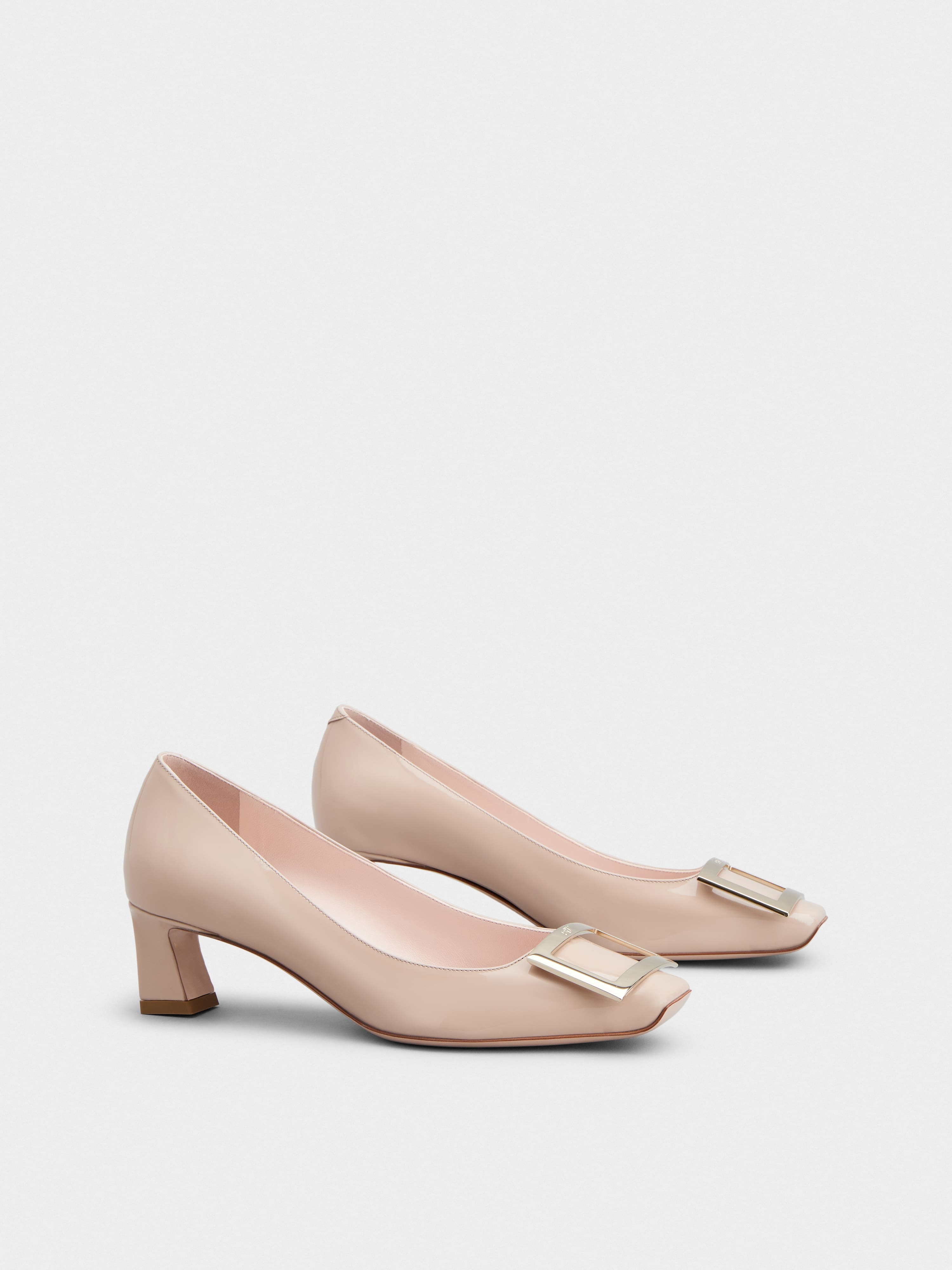 Trompette Metal Buckle Pumps in Patent Leather - 2
