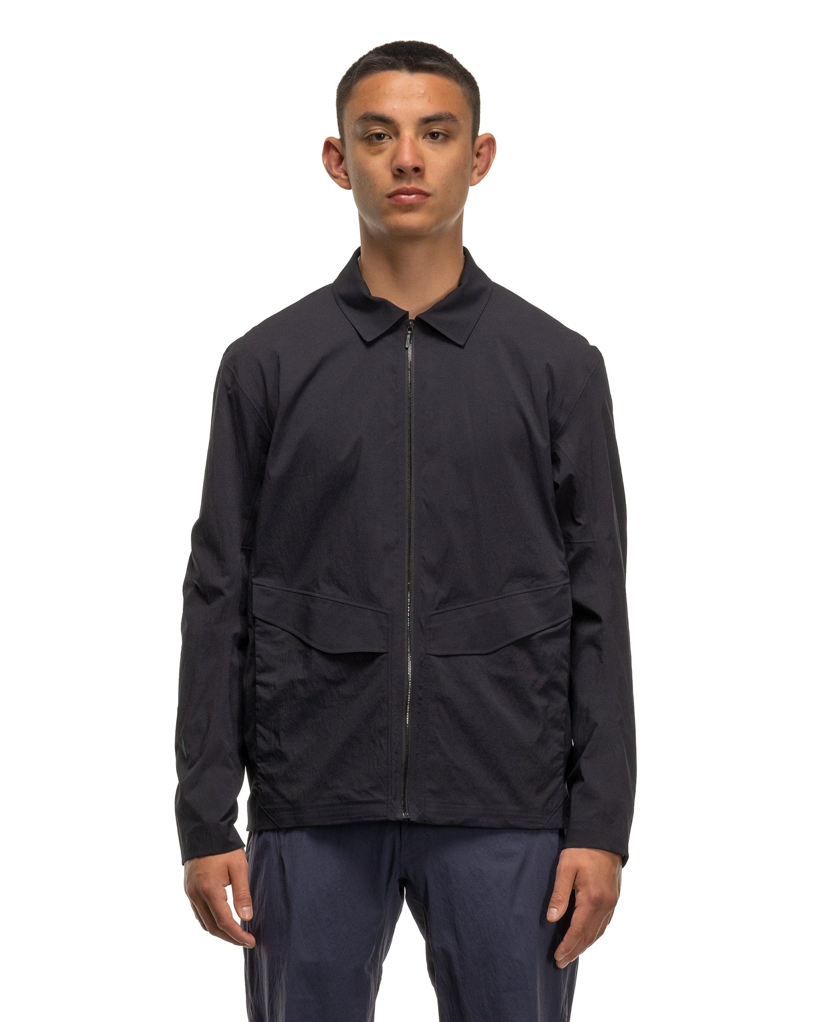 Veilance zip-up shirt jacket - Grey