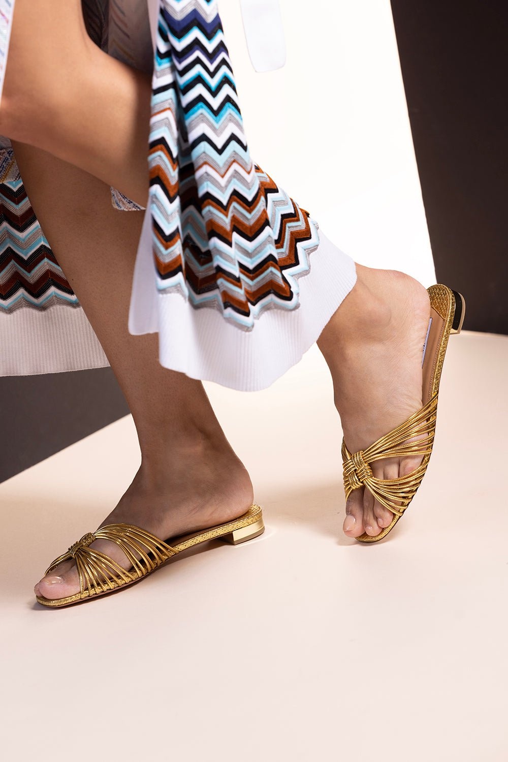 Club Sandal Flat - Gold - 2