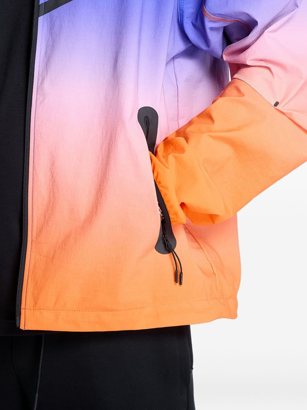 zip-fastening hooded jacket - 5