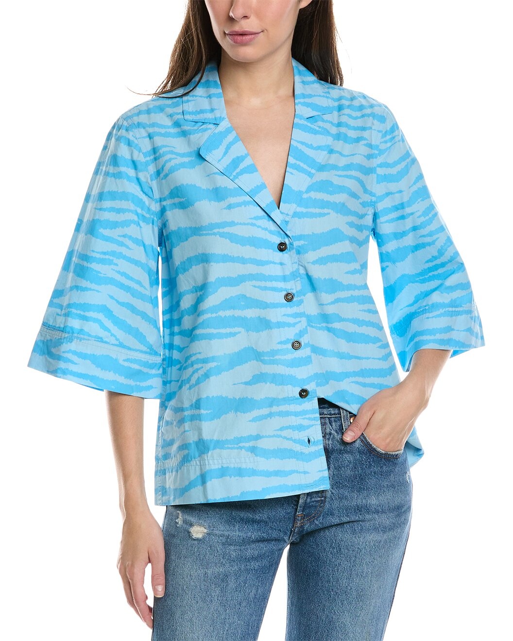 GANNI 3-Sleeve Shirt - 1