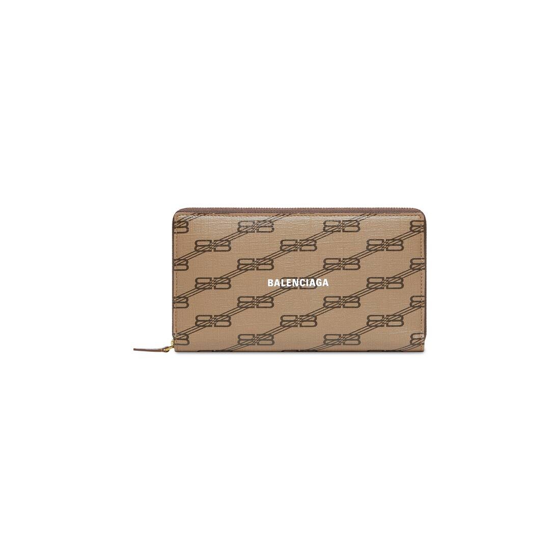 signature continental wallet bb monogram coated canvas - 1