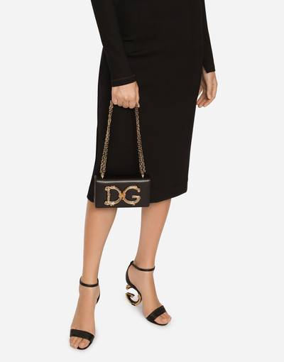 Dolce & Gabbana DG Girls phone bag in plain calfskin outlook
