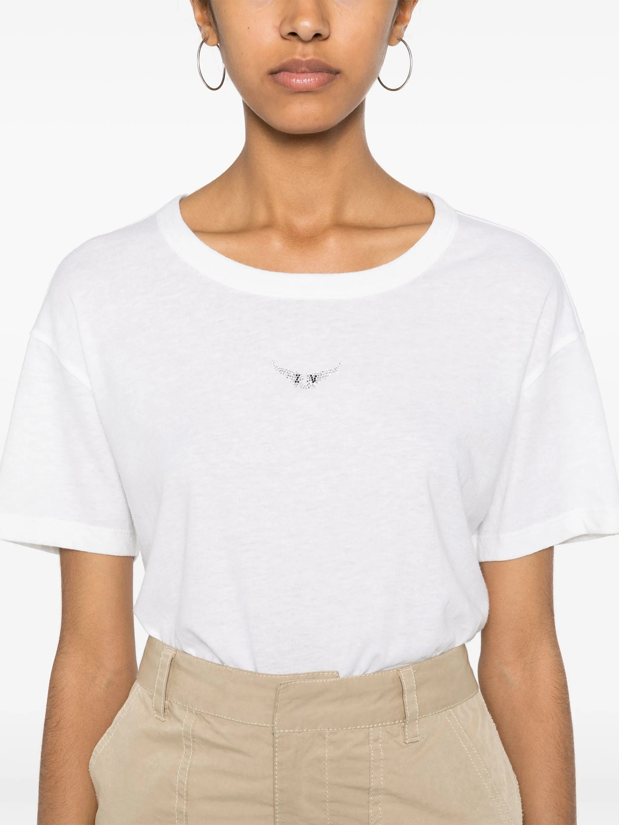 Zadig & Voltaire Marta Wings-appliqué T-shirt - 2