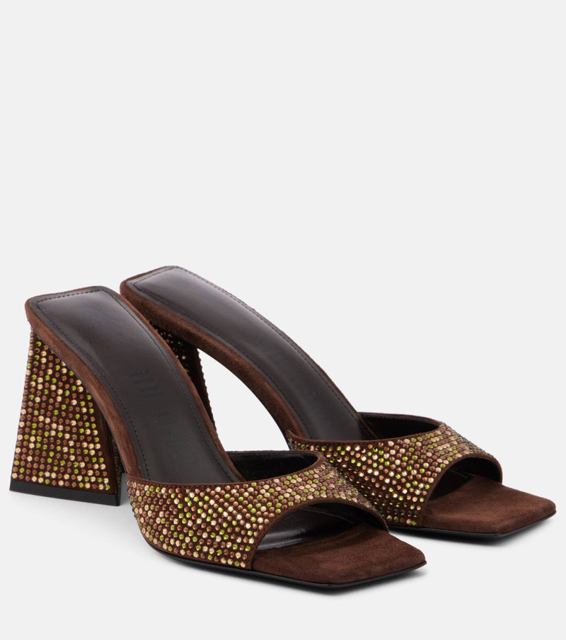 Devon 85 embellished 가죽 mules - 1
