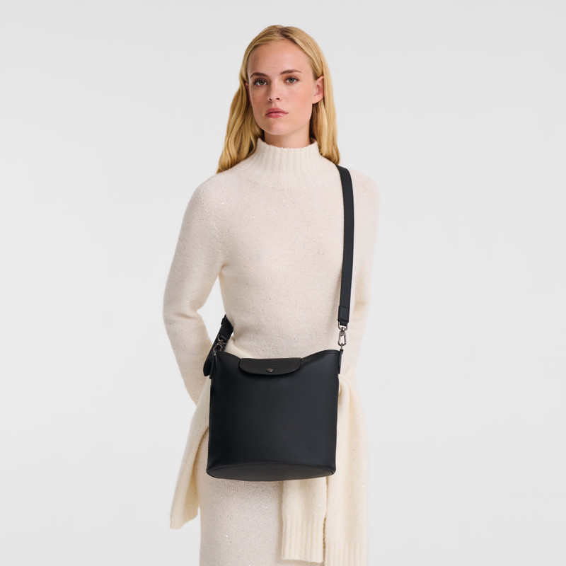 Longchamp Le Pliage Xtra Shoulder bag Black - Leather outlook