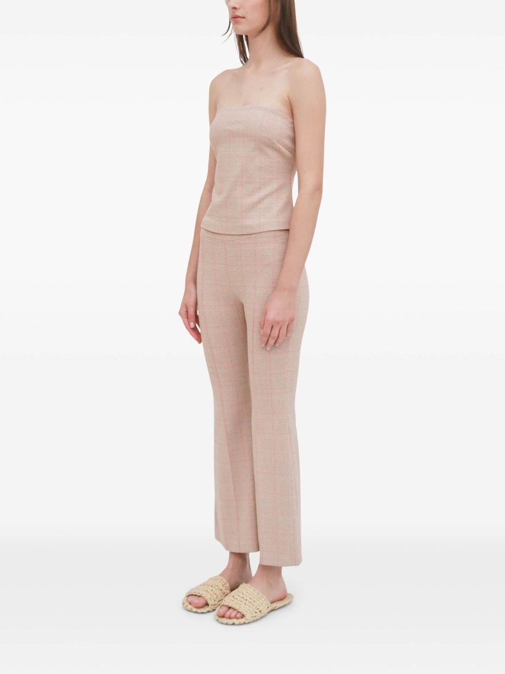 cropped flared trousers - 5