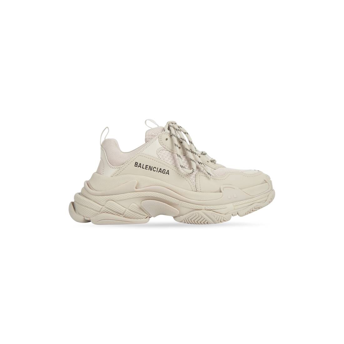 Women's Triple S Sneaker in Beige - 1