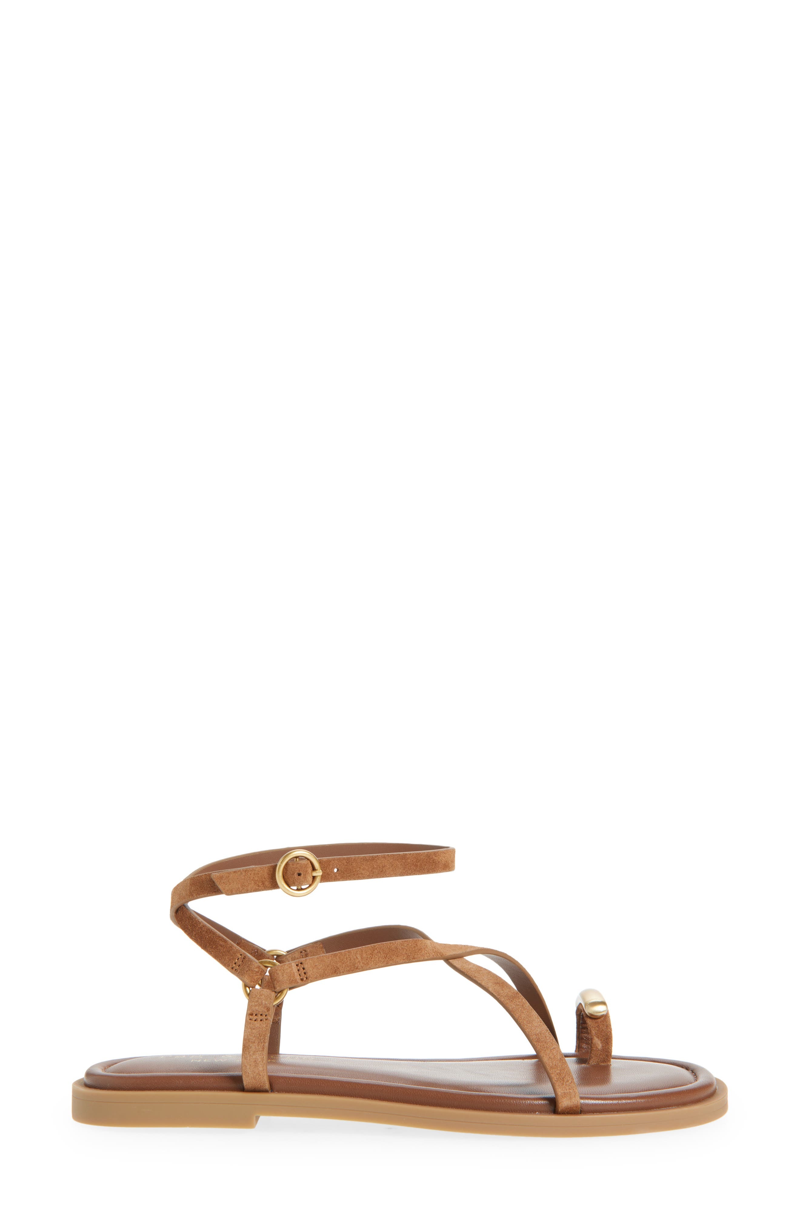 rag & bone Geo Ring Ankle Strap Sandal in Umber Sand at Nordstrom - 3