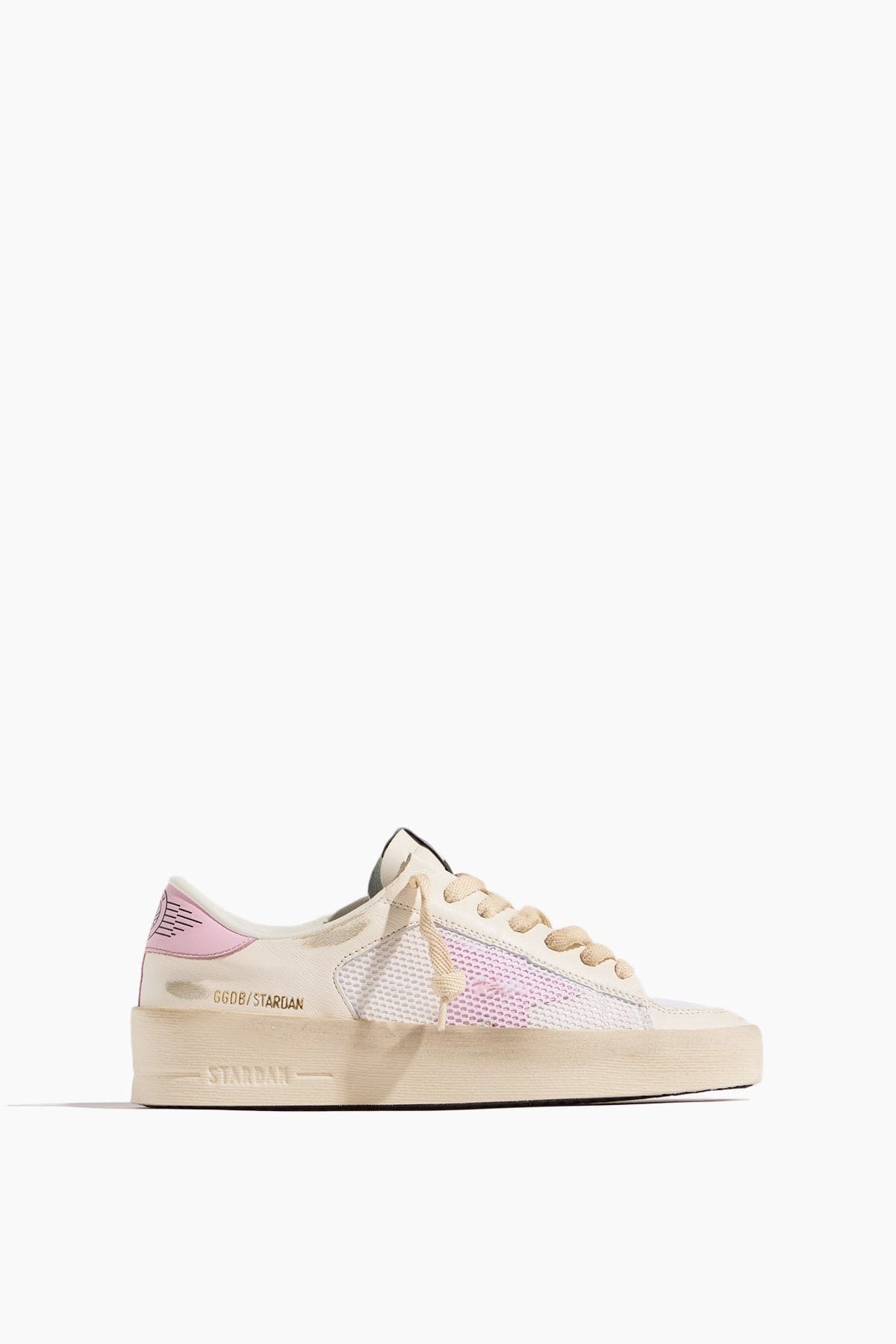 Stardan Sneaker in White/Orchid Pink - 1