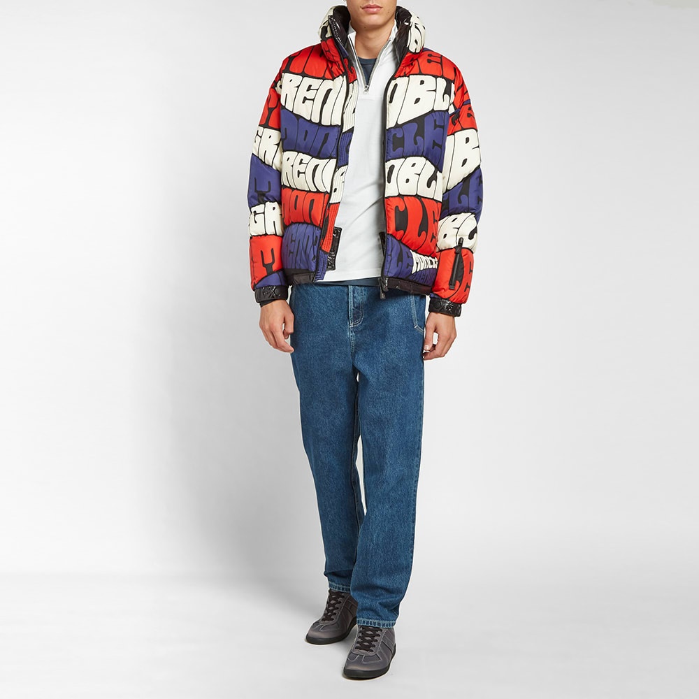 Moncler Grenoble Limmat All Over Print Logo Down Jacket - 7