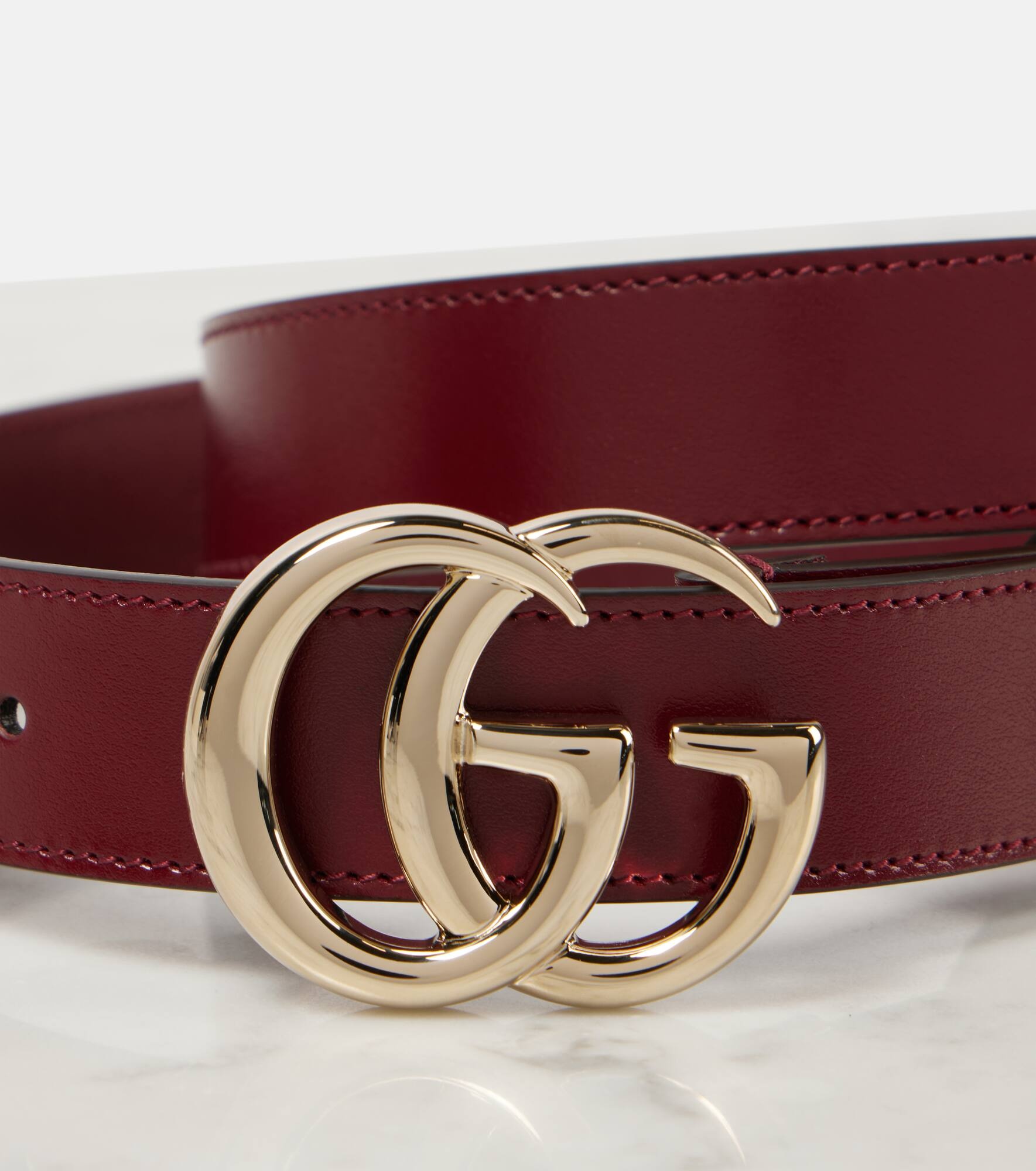 GG Marmont leather belt - 3