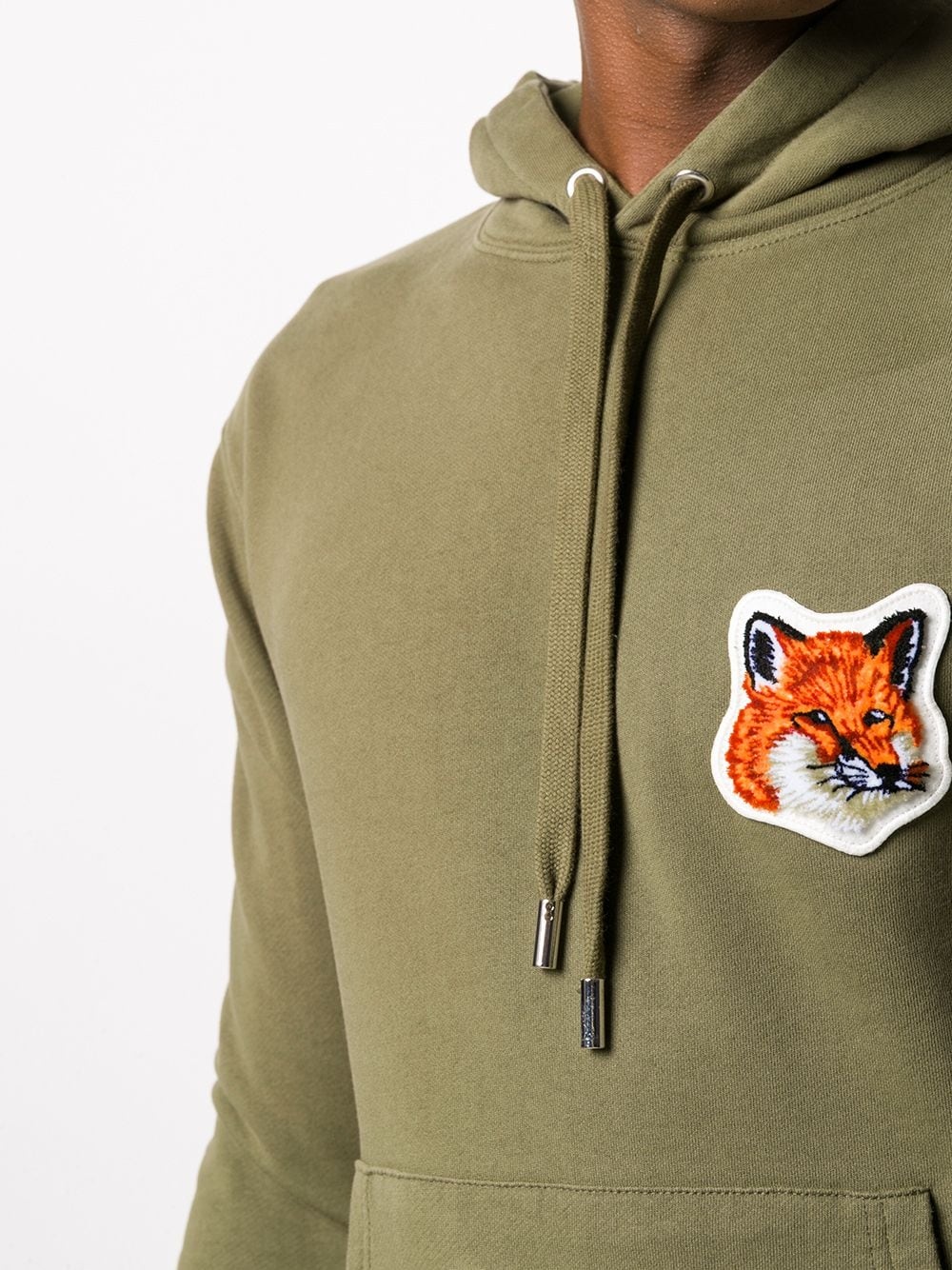 fox patch hoodie - 6