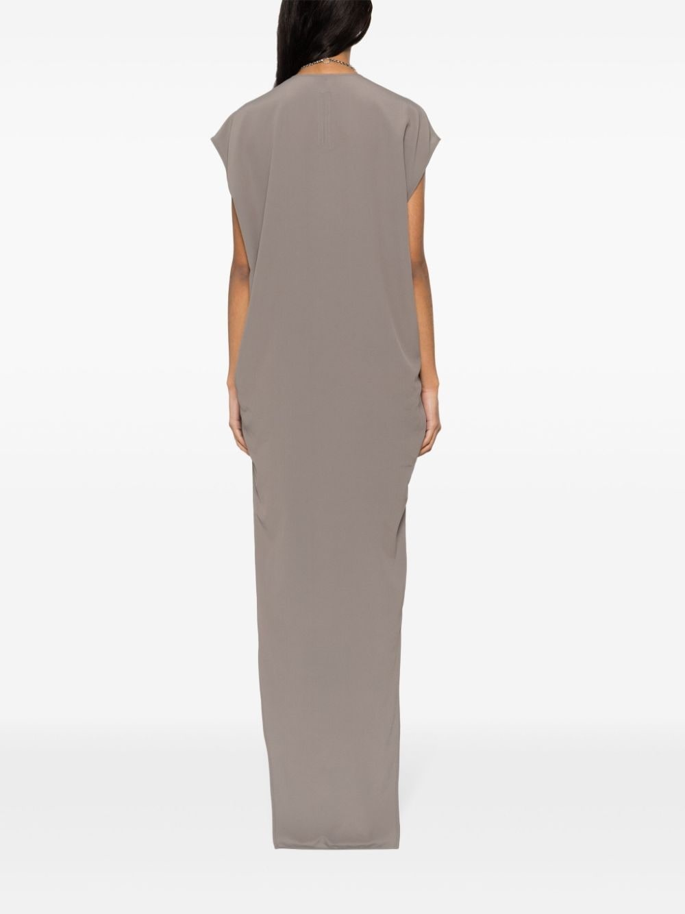 crepe maxi dress - 4