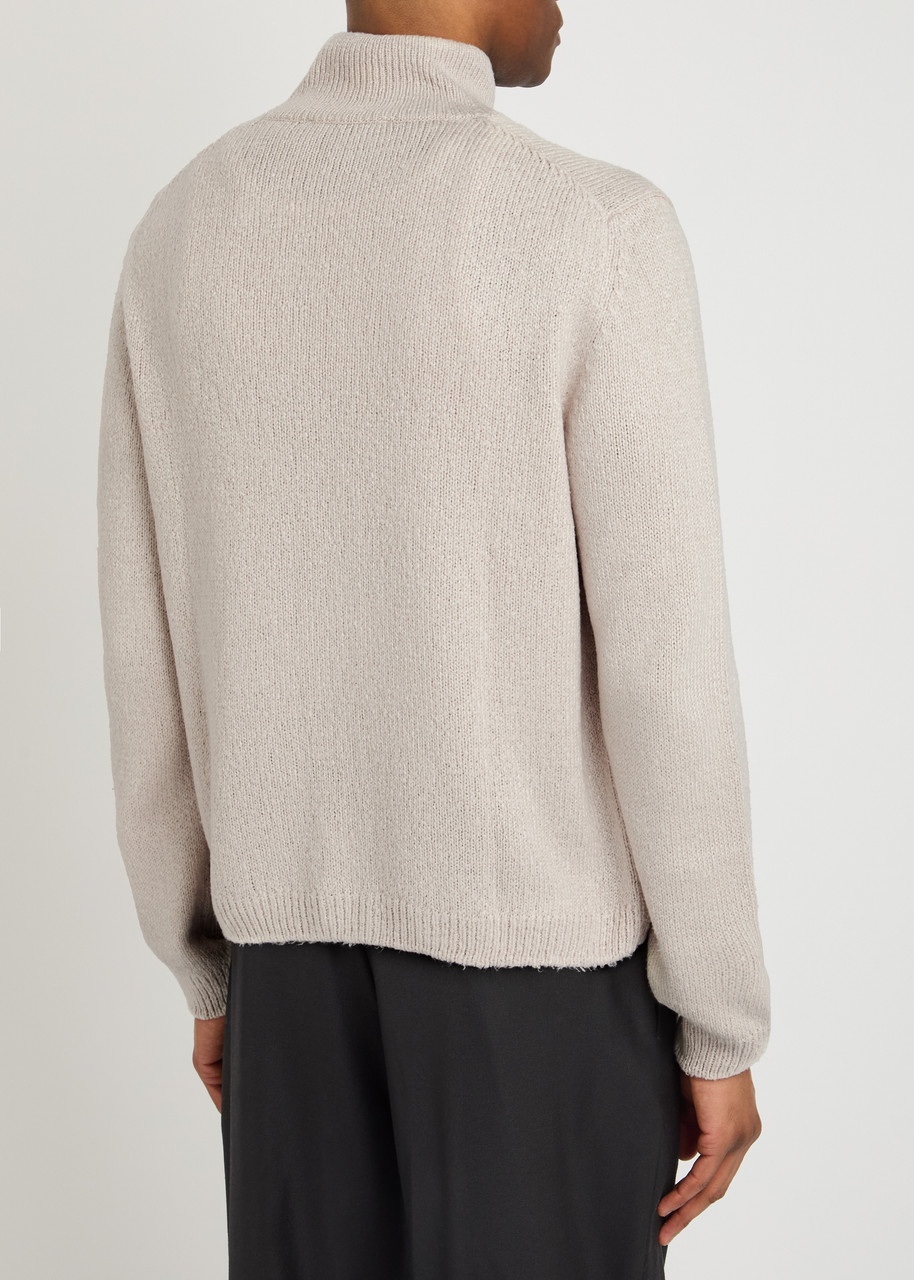 Our Legacy Float Funnel Ribbed Silk-knit Jumper - 3