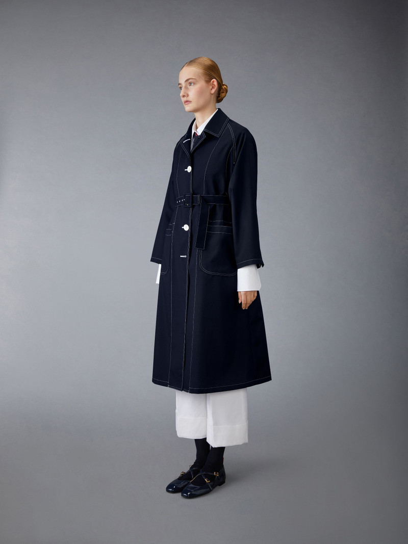Thom Browne School Uniform Car Coat outlook