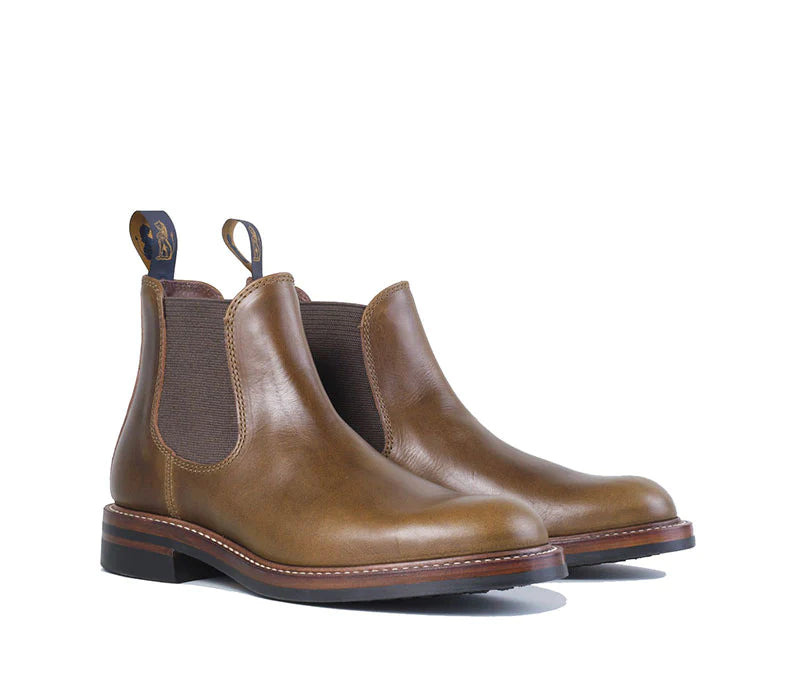 LK-027 Chelsea Boot Horween CXL Dark Olive - 1