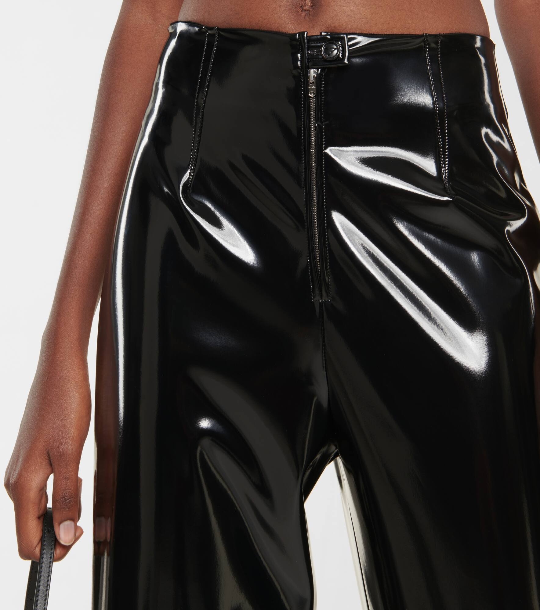 Faux leather pants - 4