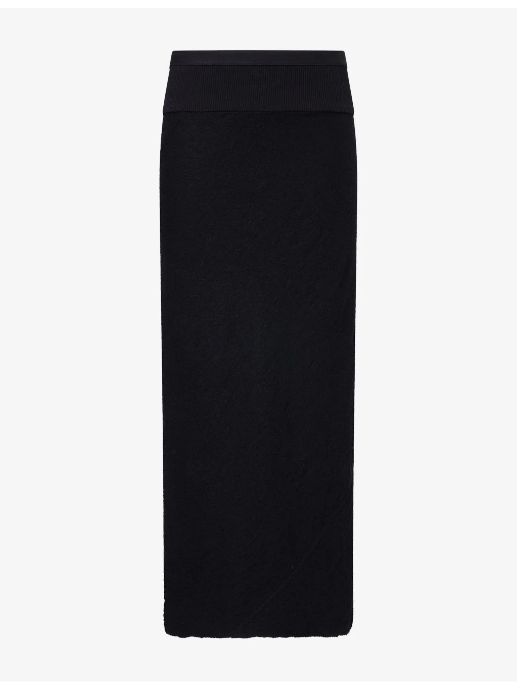 Calf Bias Knitted Cady-Crepe Maxi Skirt - 1