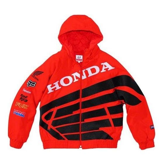 Supreme x Honda Fox Racing Puffy Zip Up Jacket 'Red' SUP-FW19-596 - 1