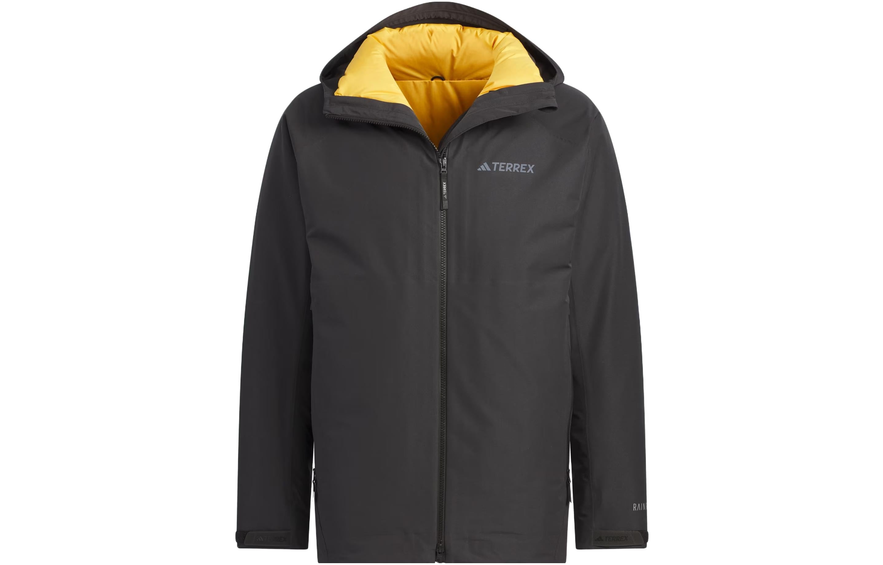 adidas Terrex 3-In-1 Rain.Rdy Reversible Jacket 'Black Yellow' IL8972 - 2