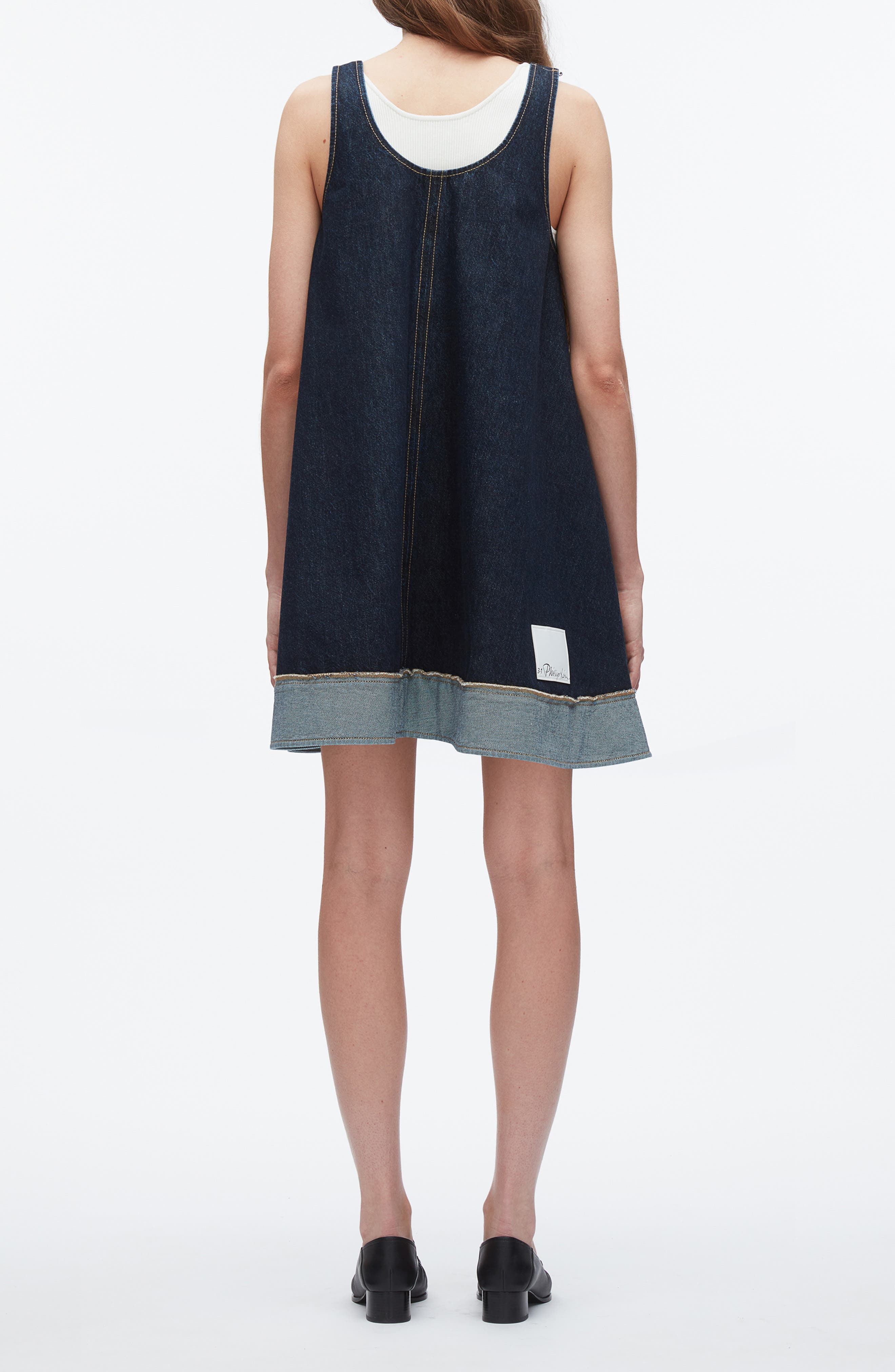 3.1 Phillip Lim Sleeveless Trapeze Minidress in Dark Indigo at Nordstrom - 2