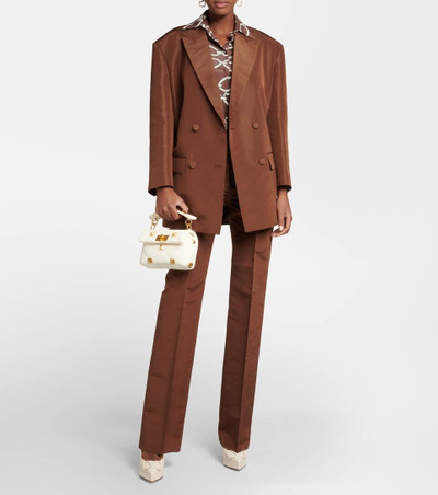 Valentino Double-breasted silk blazer outlook
