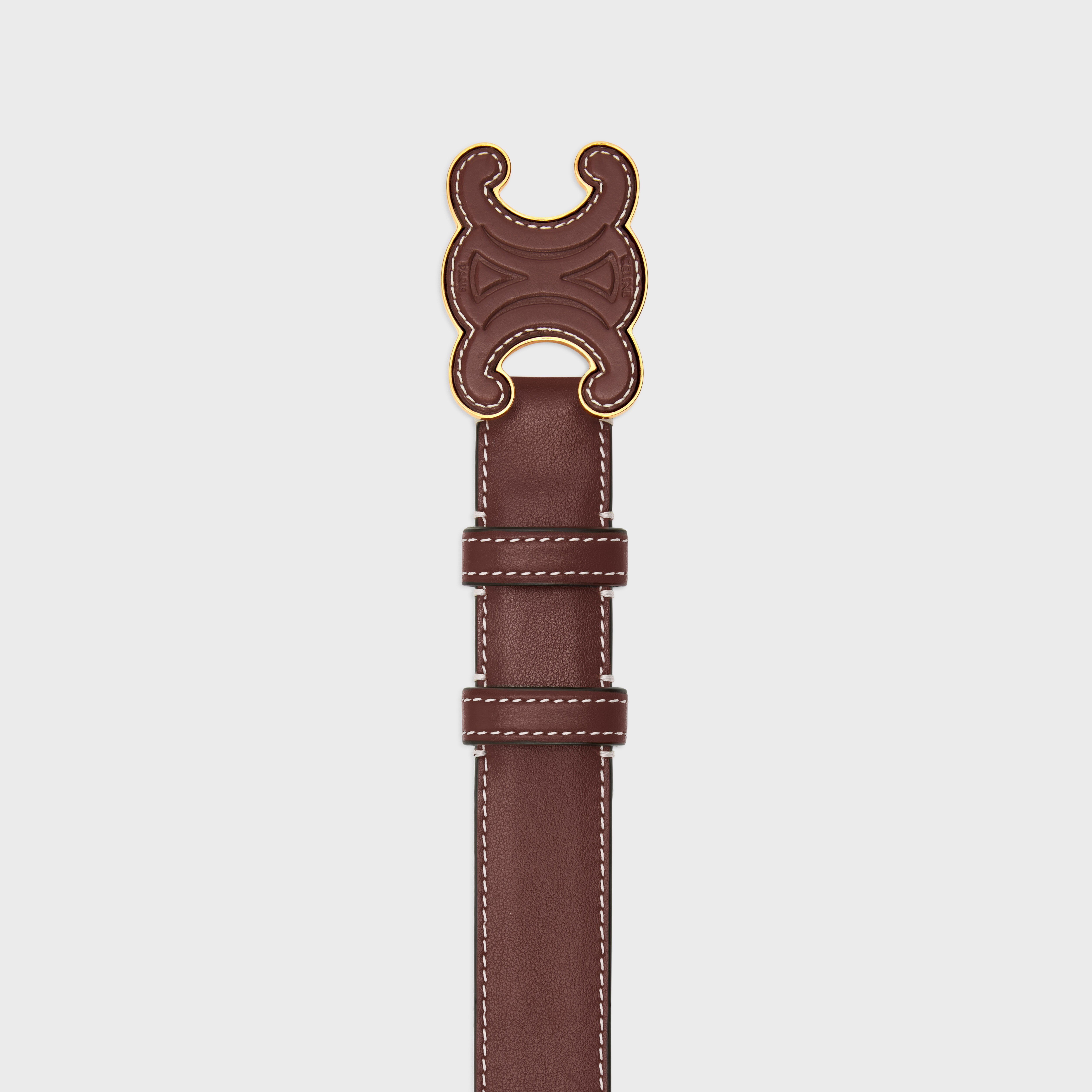 MEDIUM CUIR TRIOMPHE BELT in Smooth Calfskin - 2