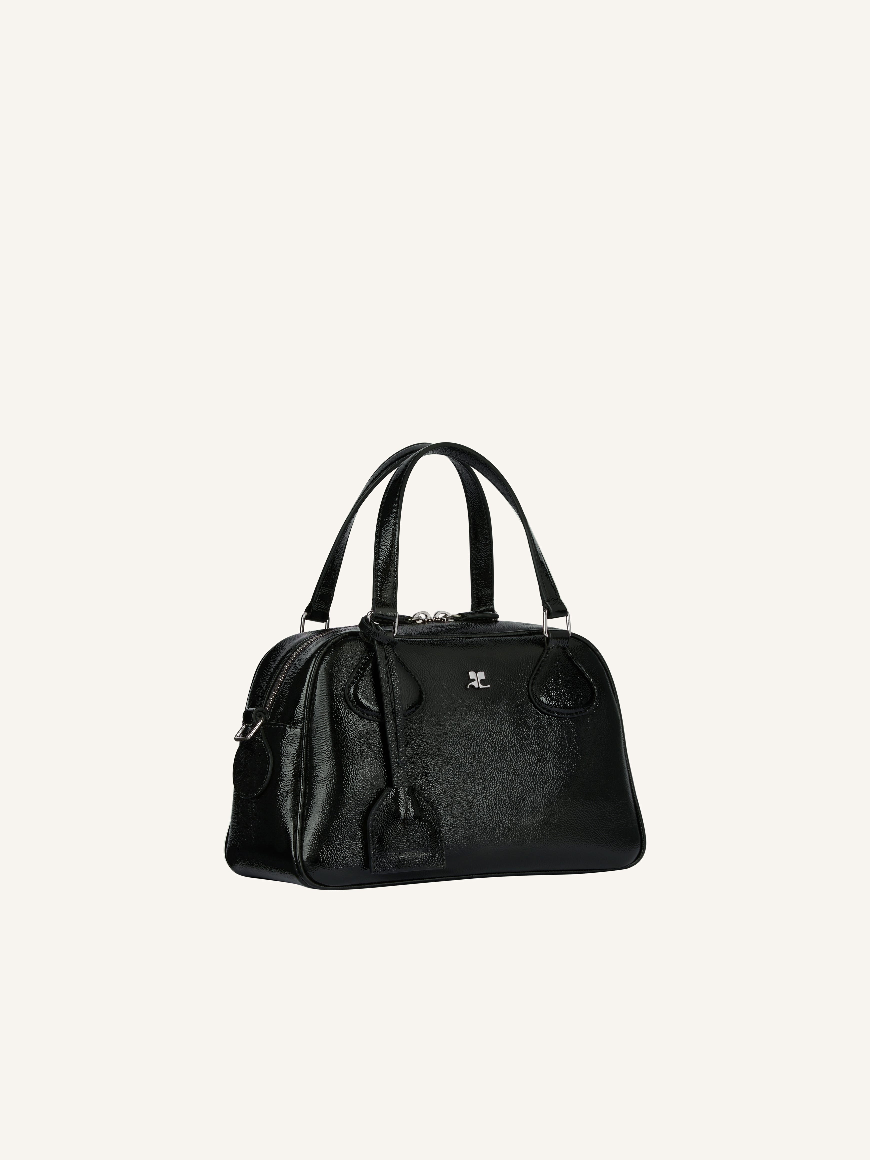 AC STUD NAPLACK LEATHER BOWLING BAG - 3