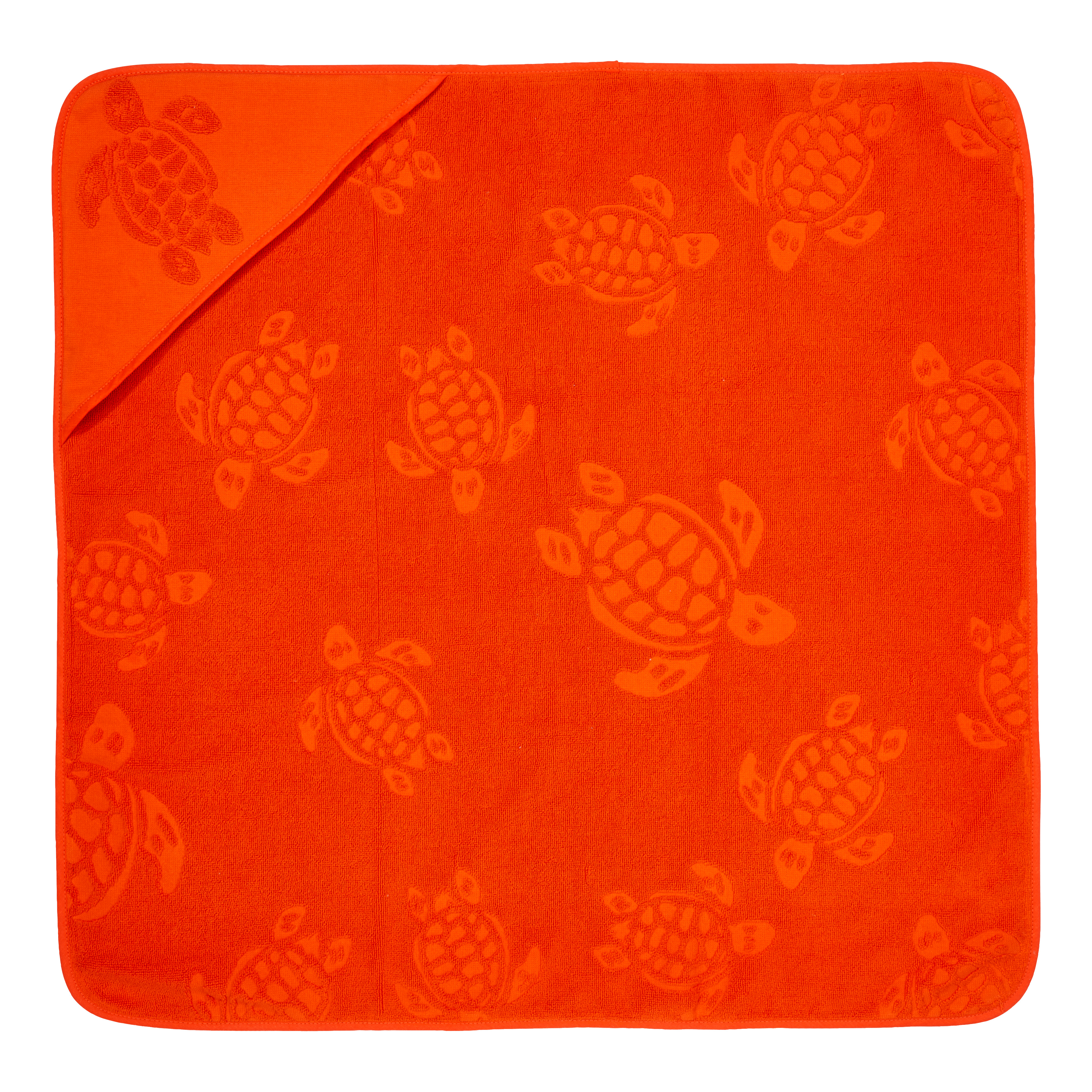 Baby Beach Towel Turtle Jacquard Solid - 1