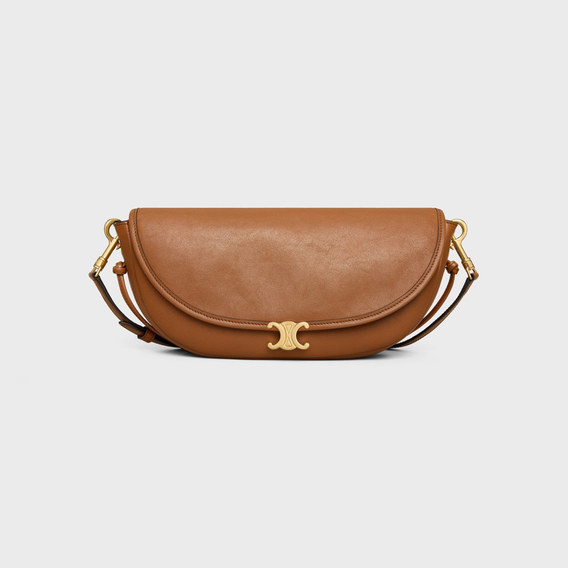 LITTLE HALFMOON SOFT TRIOMPHE IN SUPPLE SHINY LAMBSKIN 1